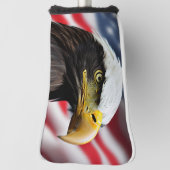 Patriotic/Eagle/American/USA Golf Headcover (Rotieren 90)