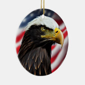 Patriotic/Eagle/American/USA Keramik Ornament (Rechts)