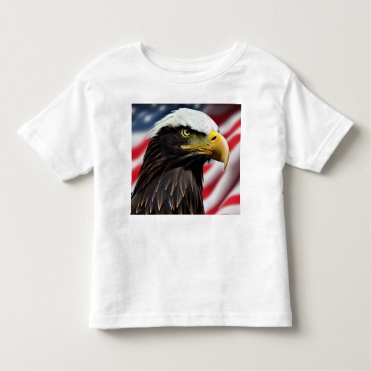 Patriotic/Eagle/American/USA Kleinkind T-shirt (Vorderseite)