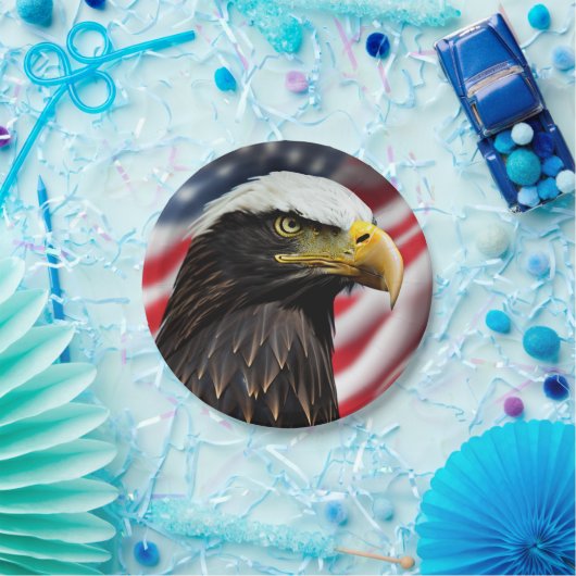Patriotic/Eagle/American/USA Pappteller (Party)