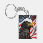 Patriotic/Eagle/American/USA Schlüsselanhänger (Vorderseite links)
