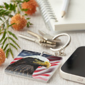 Patriotic/Eagle/American/USA Schlüsselanhänger (Vorderseite rechts)