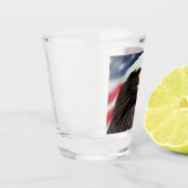 Patriotic/Eagle/American/USA Schnapsglas (Links)