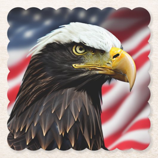 Patriotic/Eagle/American/USA Untersetzer (Vorderseite)