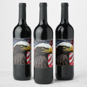 Patriotic/Eagle/American/USA Weinetikett (Flaschen)
