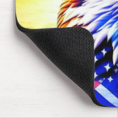 Patriotic Eagle and American Flag Mousepad (Ecke)