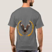 Patriotic Eagle Art | American Freedom Design T-Shirt (Rückseite)