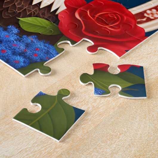 Patriotic Eagle Artwork Puzzle (Seite)