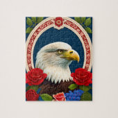 Patriotic Eagle Artwork Puzzle (Vertikal)