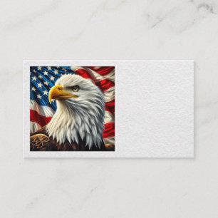 Patriotic Eagle Business Cards Visitenkarte