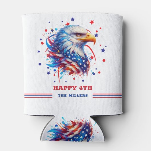 Patriotic Eagle Fireworks Dosenkühler (Rückseite)