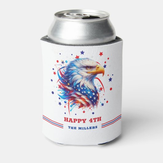Patriotic Eagle Fireworks Dosenkühler (Kanne Rückseite)