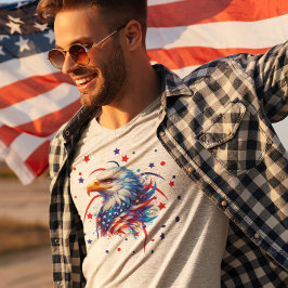 Patriotic Eagle Fireworks T-Shirt