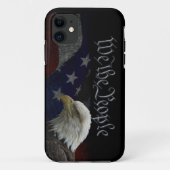 Patriotic Eagle & Flag Case-Mate iPhone Hülle (Rückseite)