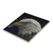 Patriotic Eagle & Flag Fliese (Seite)