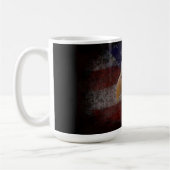 Patriotic Eagle & Flag Kaffeetasse (Links)