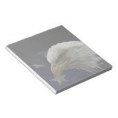Patriotic Eagle & Flag Notizblock (angewinkelt)