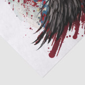 Patriotic Eagle Flag Seidenpapier (Detail)
