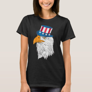 Patriotic Eagle Funny 4. Juli Jungs American Fl T-Shirt