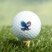 Patriotic Eagle Golf Balls Golfball (Insitu T-Shirt)