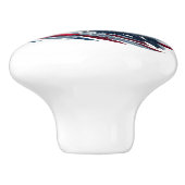 Patriotic Eagle Keramik Knob Keramikknauf (Seitenansicht)