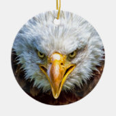 Patriotic Eagle Keramik Ornament (Vorne)
