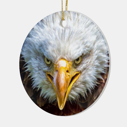 Patriotic Eagle Keramik Ornament (Links)