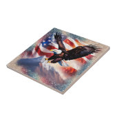 Patriotic Eagle Keramik Tile Fliese (Seite)