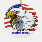 Patriotic Eagle Keramikornament (Vorne)