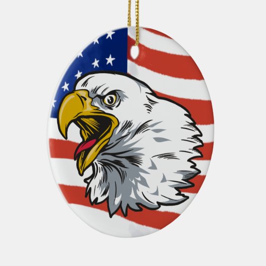 Patriotic Eagle Keramikornament (Rechts)