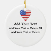 Patriotic Eagle Keramikornament (Hinten)