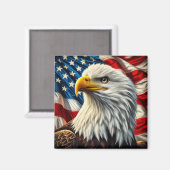 Patriotic Eagle Magnet (Vorderseite/Rückseite)