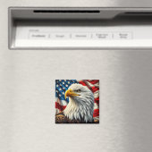 Patriotic Eagle Magnet (In Situ (Geschirrspüler))