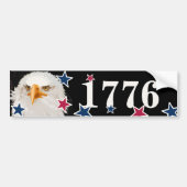 Patriotic Eagle Mailbox Numbers Festive Americana Autoaufkleber (Vorne)