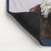Patriotic Eagle Mousepad (Ecke)