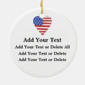 Patriotic Eagle Ornament - SRF (Hinten)