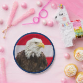 Patriotic Eagle Pappteller (Party)