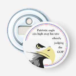 Patriotic Eagle Political Humor Funny Gift Idea Flaschenöffner