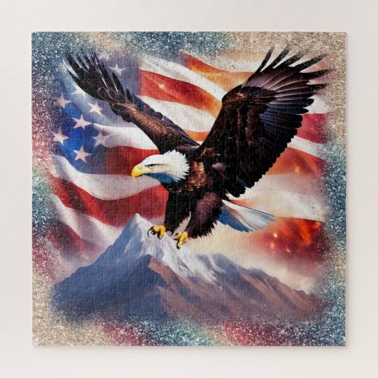Patriotic Eagle Puzzle (Vertikal)