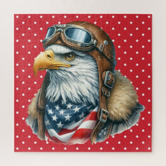 Patriotic Eagle Puzzle (Vertikal)