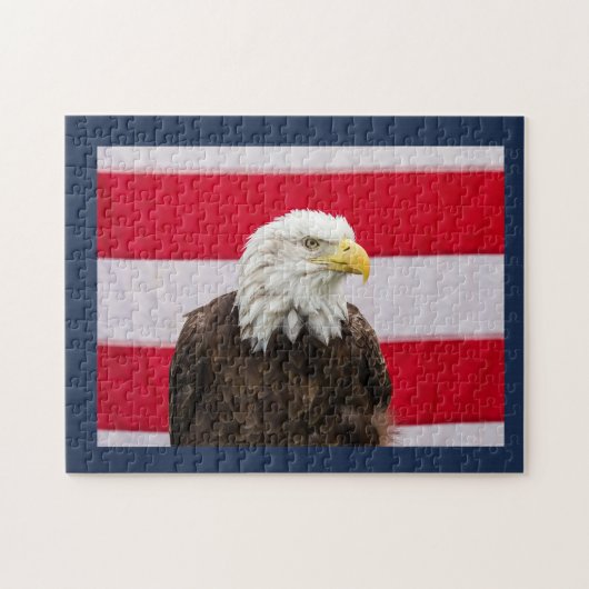 Patriotic Eagle Puzzle (Horizontal)