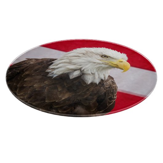 Patriotic Eagle Schneidebrett (Ecke)