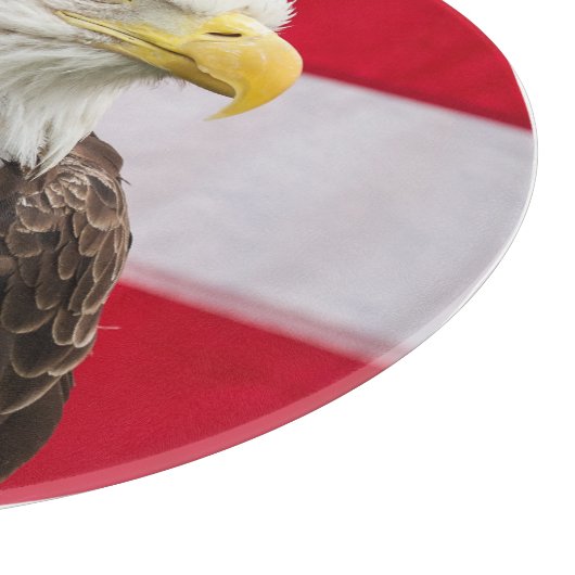 Patriotic Eagle Schneidebrett (Ecke)
