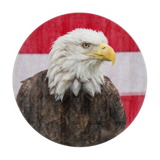 Patriotic Eagle Schneidebrett (Vorderseite)