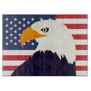 Patriotic Eagle Schneidebrett