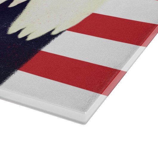 Patriotic Eagle Schneidebrett (Ecke)
