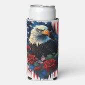 Patriotic Eagle Selters Dosenkühler (Seltzer Vorderseite)