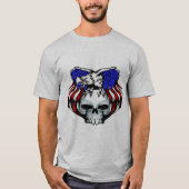 Patriotic Eagle Skull, Customization, T-Shirt (Vorderseite)