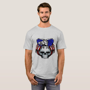 Patriotic Eagle Skull, Customization, T-Shirt