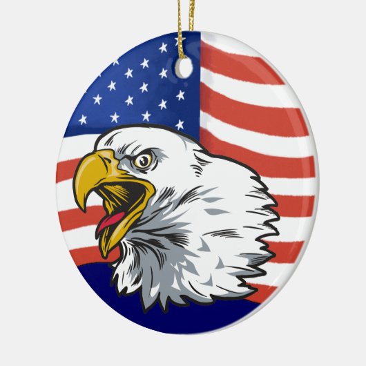Patriotic Eagle - SRF Keramikornament (Links)